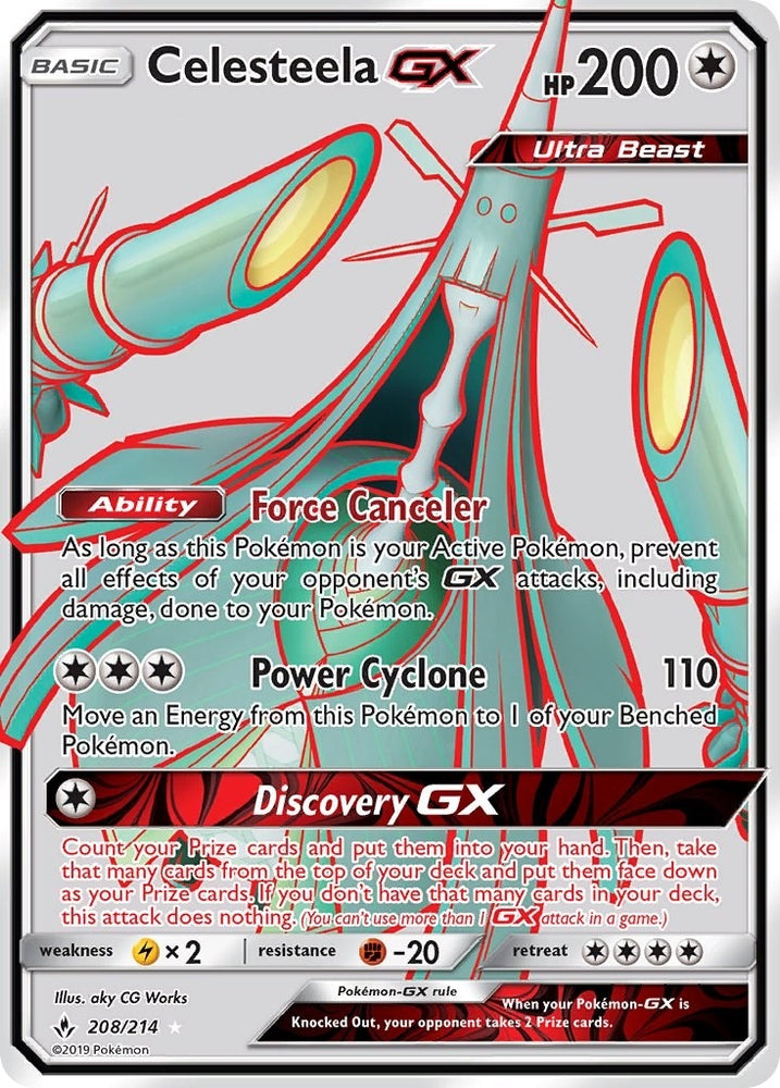 Image for Celesteela GX (Full Art) (208/214) [SM - Unbroken Bonds]