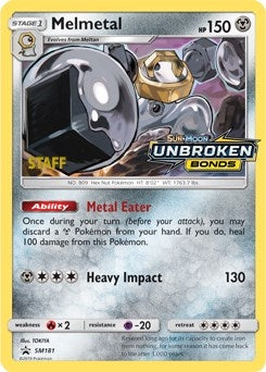Image for Melmetal - SM181 (Prerelease) [Staff] (SM181) [SM Promos]