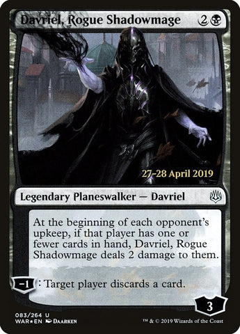 Image for Davriel, Rogue Shadowmage (83) [Prerelease Cards]