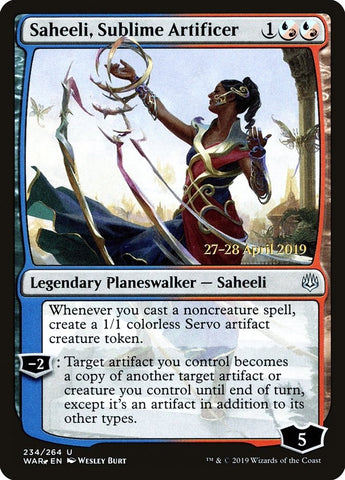 Image for Saheeli, Sublime Artificer (234) [Prerelease Cards]