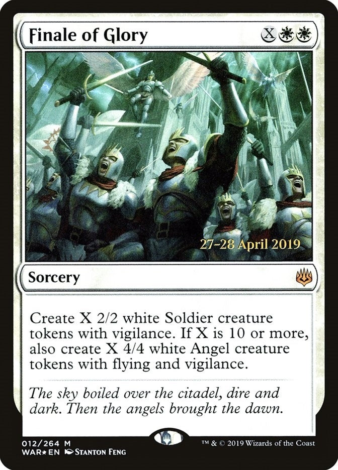 Image for Finale of Glory (12) [Prerelease Cards]