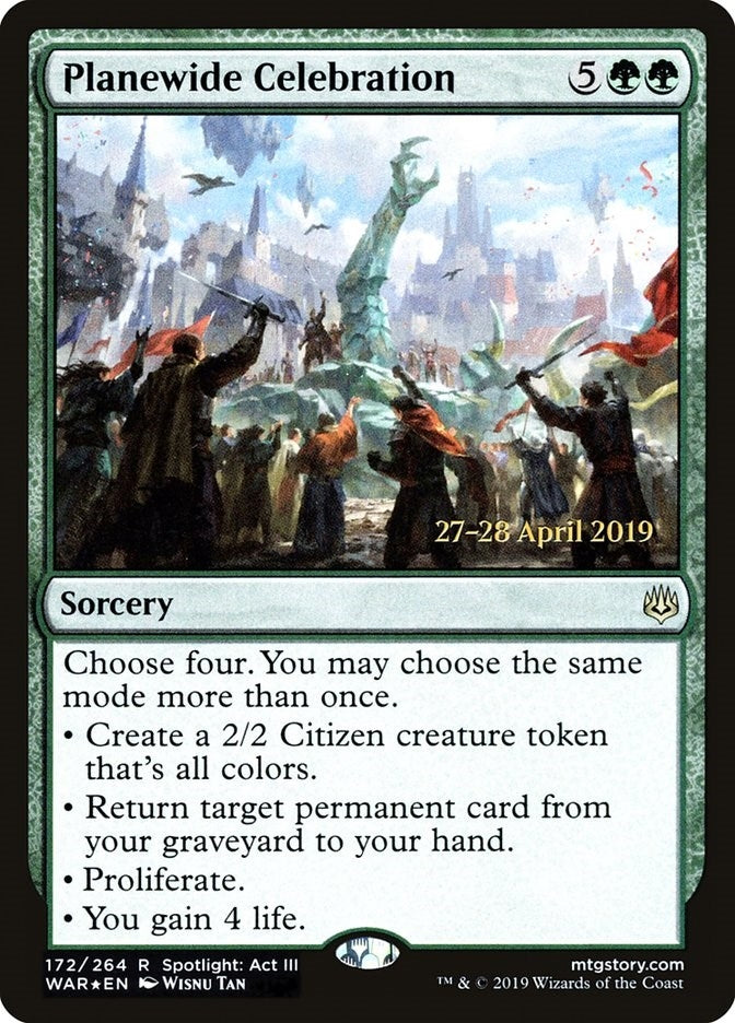 Image for Planewide Celebration (172) [Prerelease Cards]