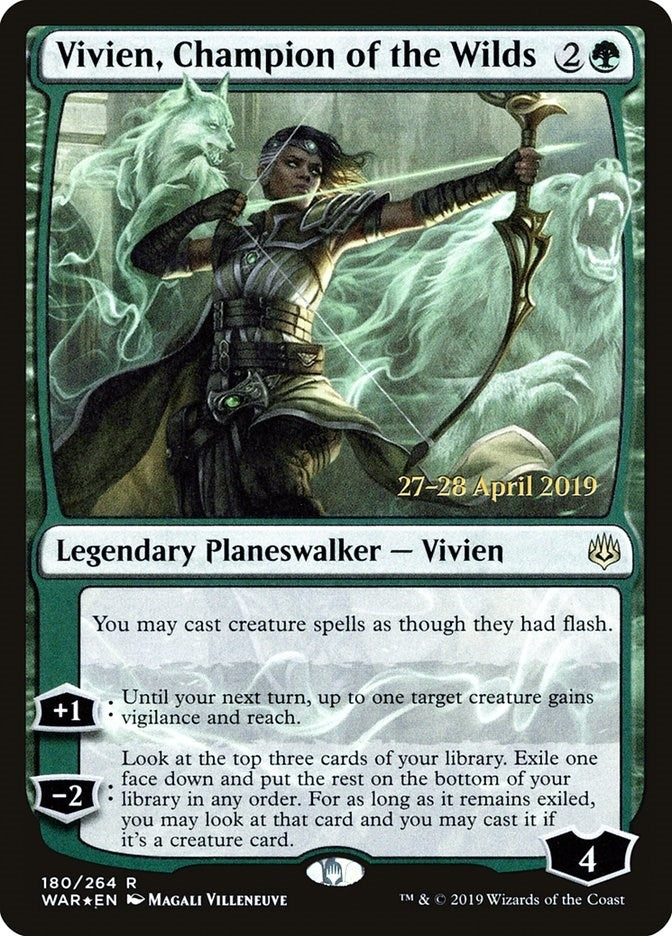 Image for Vivien, Champion of the Wilds (180) [Prerelease Cards]