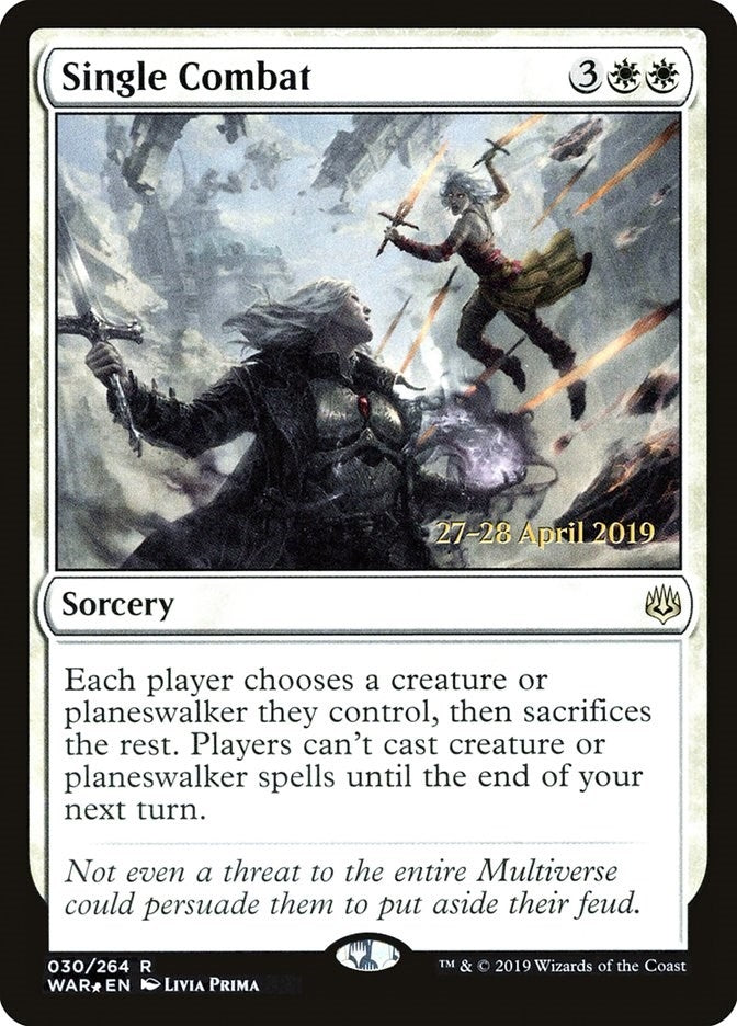 Image for Single Combat (30) [Prerelease Cards]