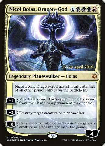 Image for Nicol Bolas, Dragon-God (207) [Prerelease Cards]