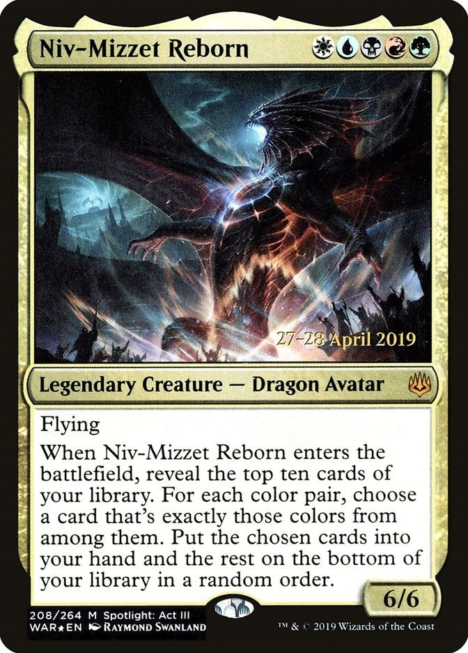 Image for Niv-Mizzet Reborn (208) [Prerelease Cards]
