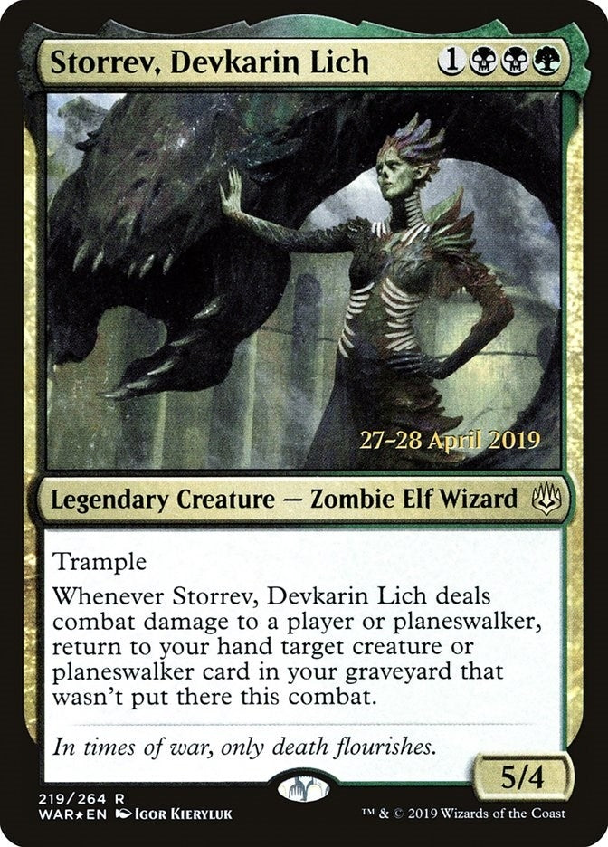 Image for Storrev, Devkarin Lich (219) [Prerelease Cards]