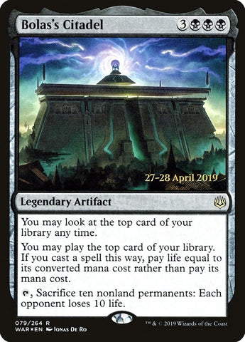 Image for Bolas's Citadel (79) [Prerelease Cards]
