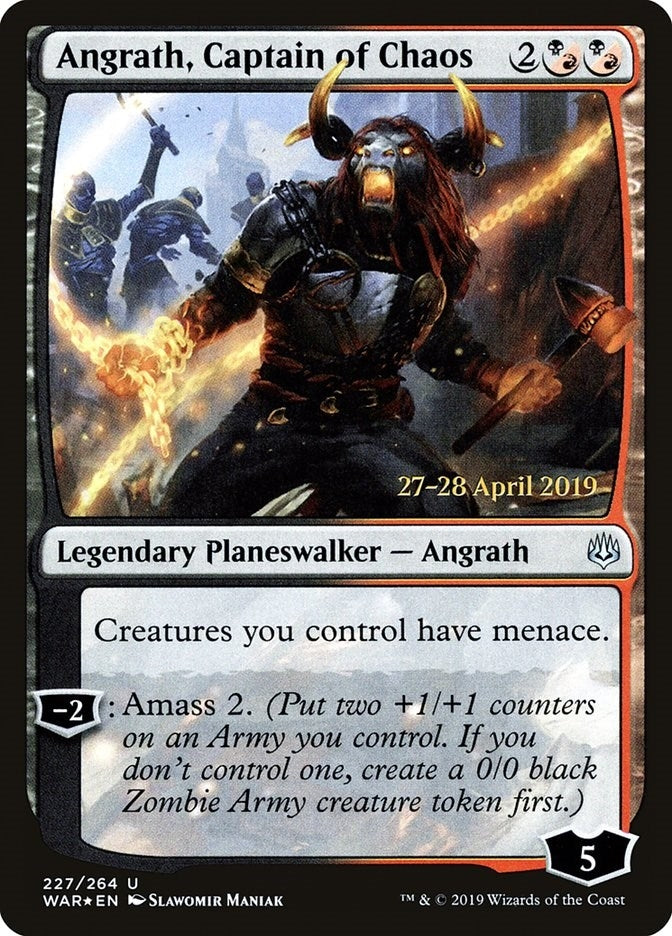 Image for Angrath, Captain of Chaos (227) [Prerelease Cards]
