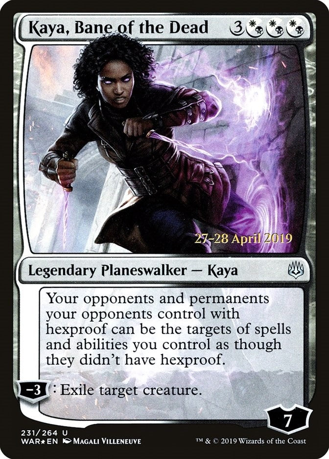Image for Kaya, Bane of the Dead (231) [Prerelease Cards]