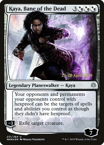 Image for Kaya, Bane of the Dead (231) [Prerelease Cards]