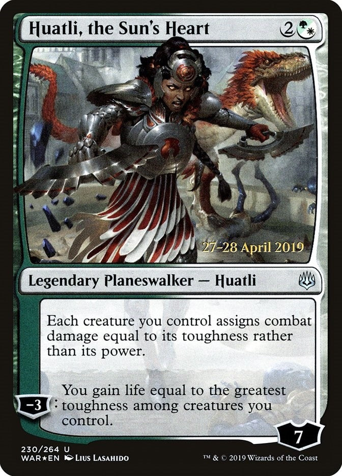 Image for Huatli, the Sun's Heart (230) [Prerelease Cards]
