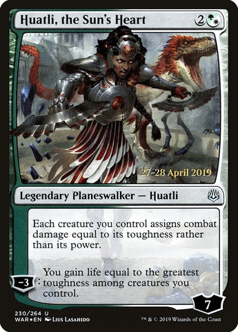 Image for Huatli, the Sun's Heart (230) [Prerelease Cards]