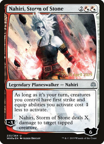 Image for Nahiri, Storm of Stone (233) [Prerelease Cards]