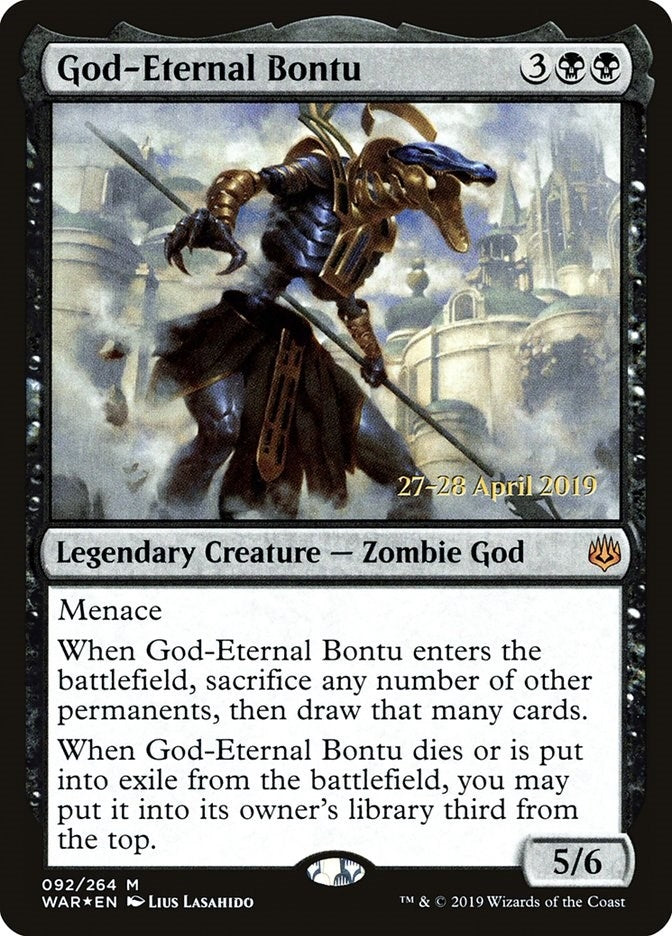 Image for God-Eternal Bontu (92) [Prerelease Cards]