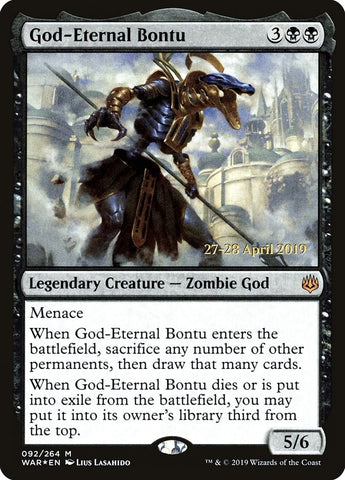 Image for God-Eternal Bontu (92) [Prerelease Cards]