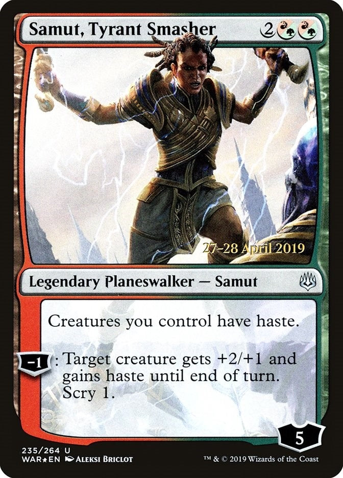 Image for Samut, Tyrant Smasher (235) [Prerelease Cards]