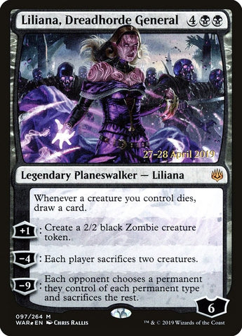 Image for Liliana, Dreadhorde General (97) [Prerelease Cards]