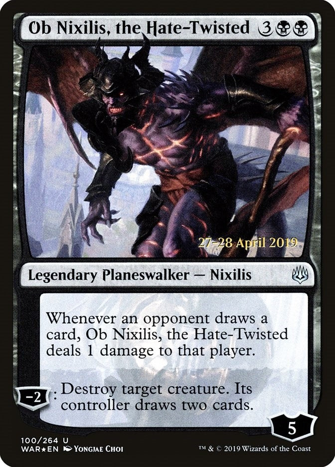 Image for Ob Nixilis, the Hate-Twisted (100) [Prerelease Cards]
