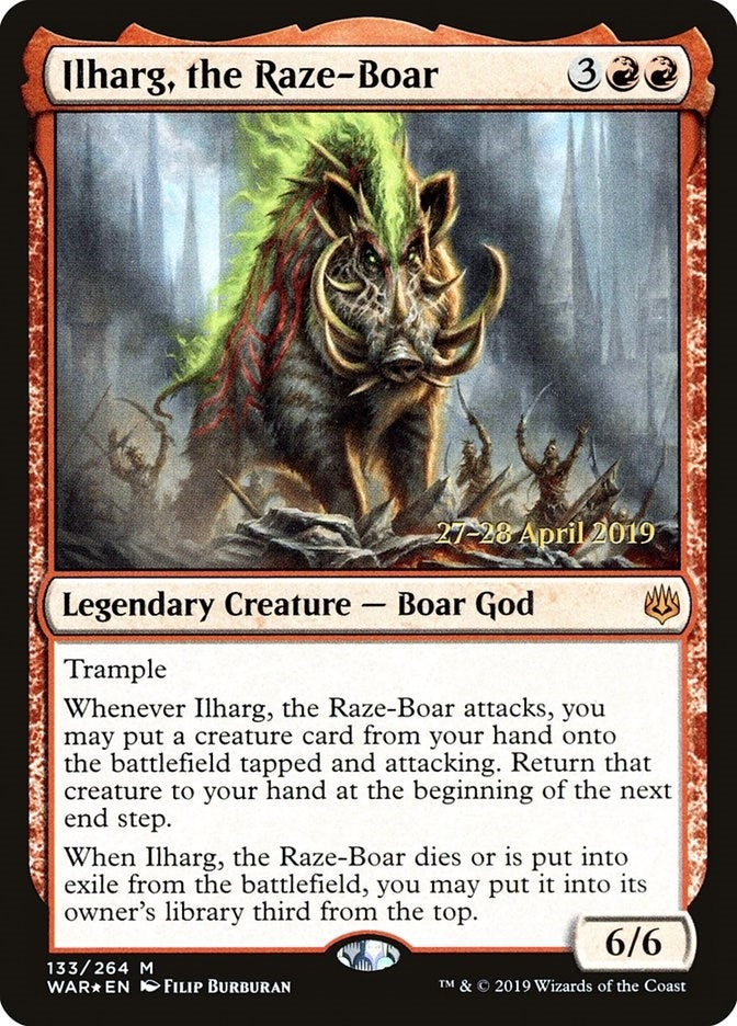 Image for Ilharg, the Raze-Boar (133) [Prerelease Cards]