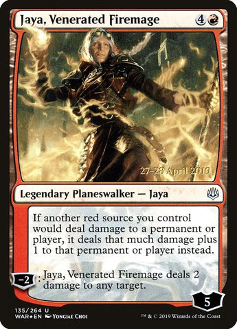 Image for Jaya, Venerated Firemage (135) [Prerelease Cards]