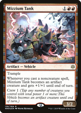 Image for Mizzium Tank (138) [Prerelease Cards]