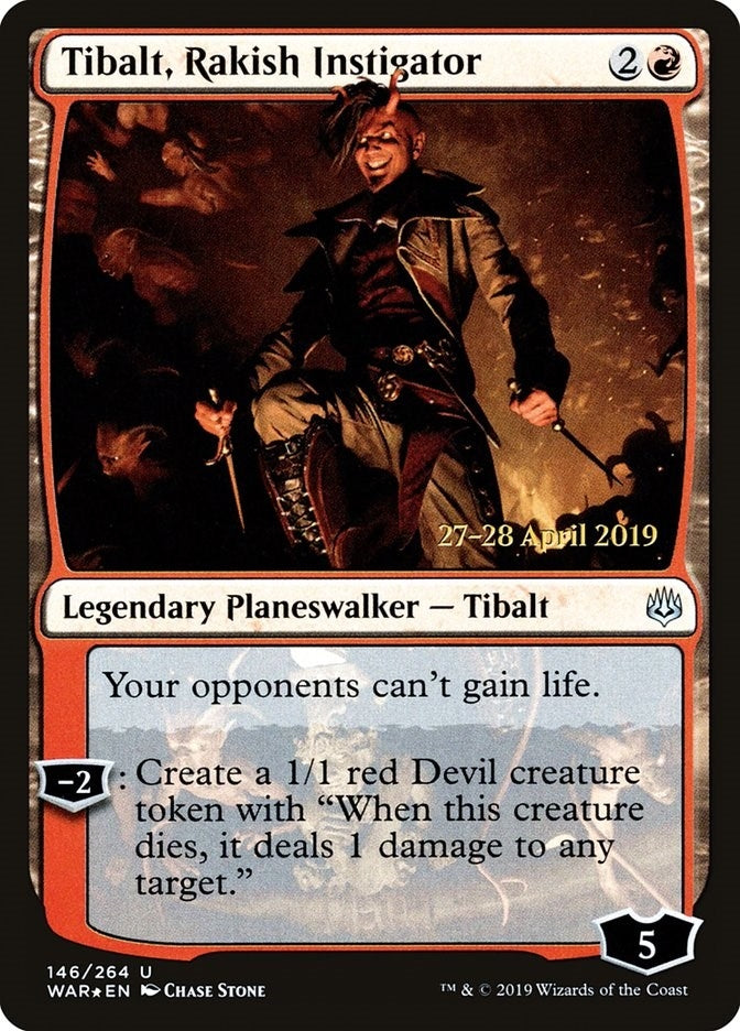 Image for Tibalt, Rakish Instigator (146) [Prerelease Cards]