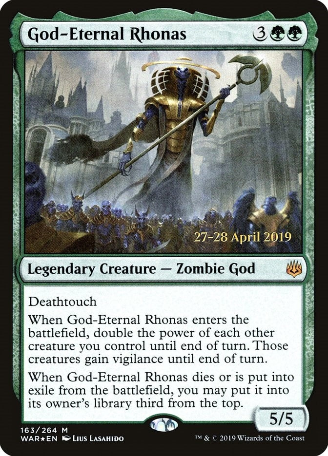 Image for God-Eternal Rhonas (163) [Prerelease Cards]