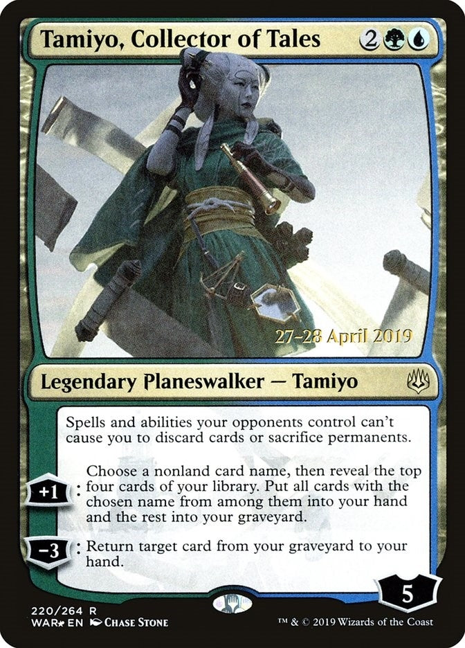 Image for Tamiyo, Collector of Tales (220) [Prerelease Cards]