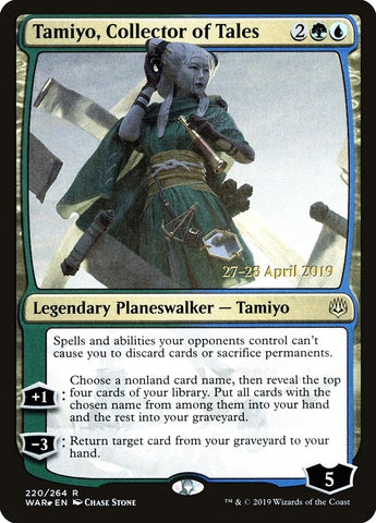 Image for Tamiyo, Collector of Tales (220) [Prerelease Cards]