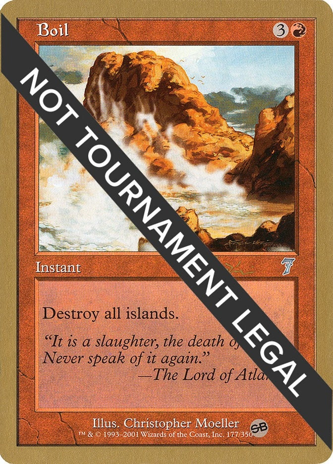 Image for Boil - 2001 Jan Tomcani (7ED) (SB) [World Championship Decks]