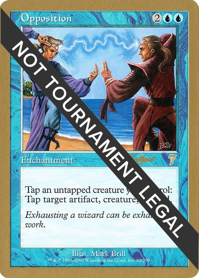 Image for Opposition - 2002 Sim Han How (7ED) [World Championship Decks]