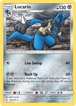 Image for Lucario (126/214) [Deck Exclusives]