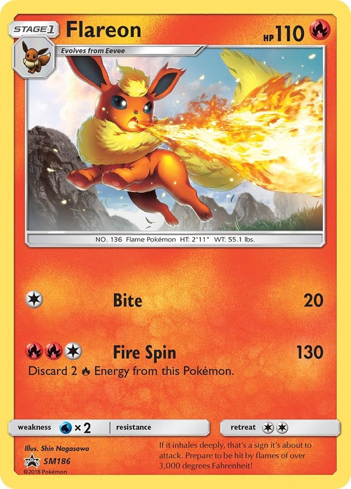 Image for Flareon - SM186 (Let's Play, Eevee!) (SM186) [SM Promos]