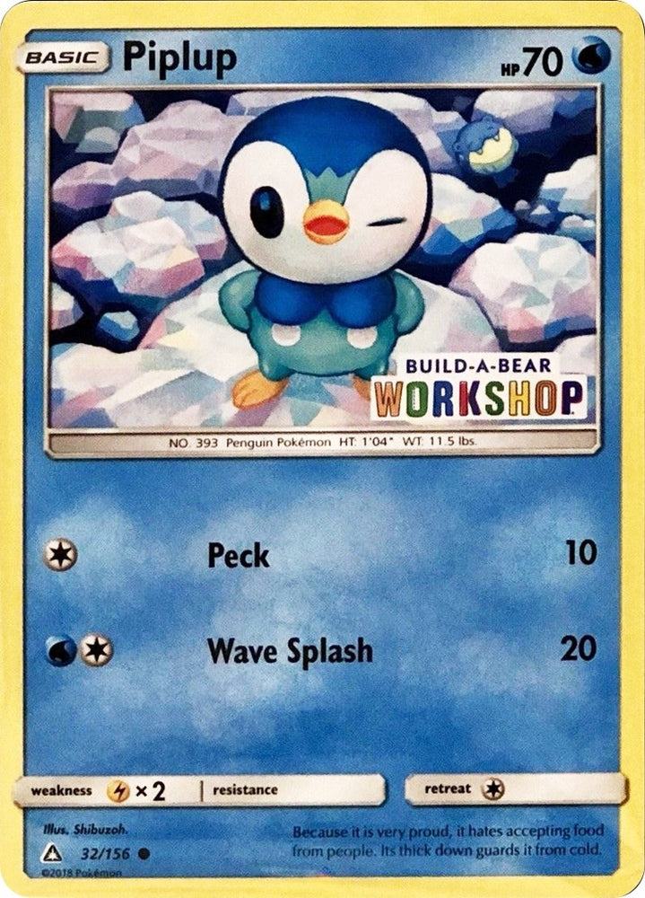 Image for Piplup - 32/156 (Build-A-Bear Workshop Exclusive) (032/156) - Pokemon