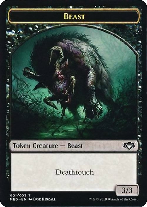 Image for Beast Token (1) [Mythic Edition: War of the Spark]