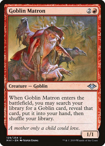 Image for Goblin Matron (129) [Modern Horizons]