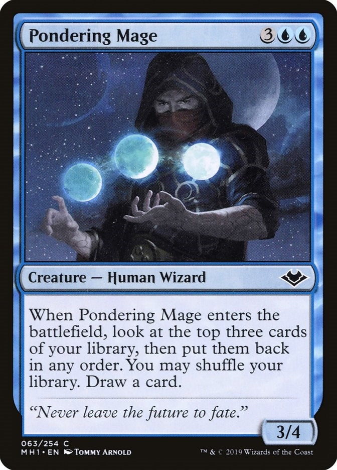 Image for Pondering Mage (63) [Modern Horizons]