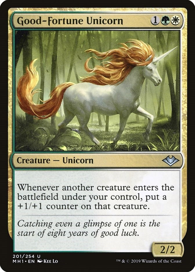 Image for Good-Fortune Unicorn (201) [Modern Horizons]