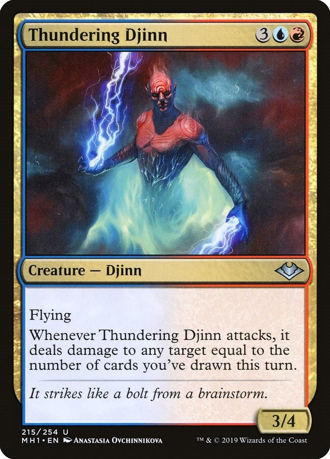 Image for Thundering Djinn (215) [Modern Horizons]