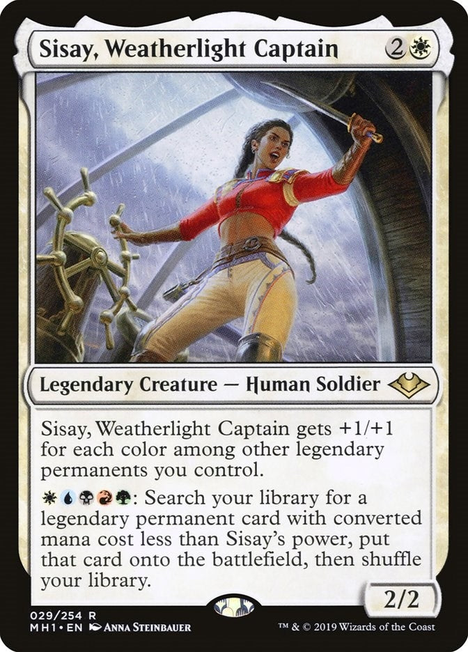 Image for Sisay, Weatherlight Captain (29) [Modern Horizons]