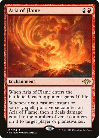 Image for Aria of Flame (118) [Modern Horizons]