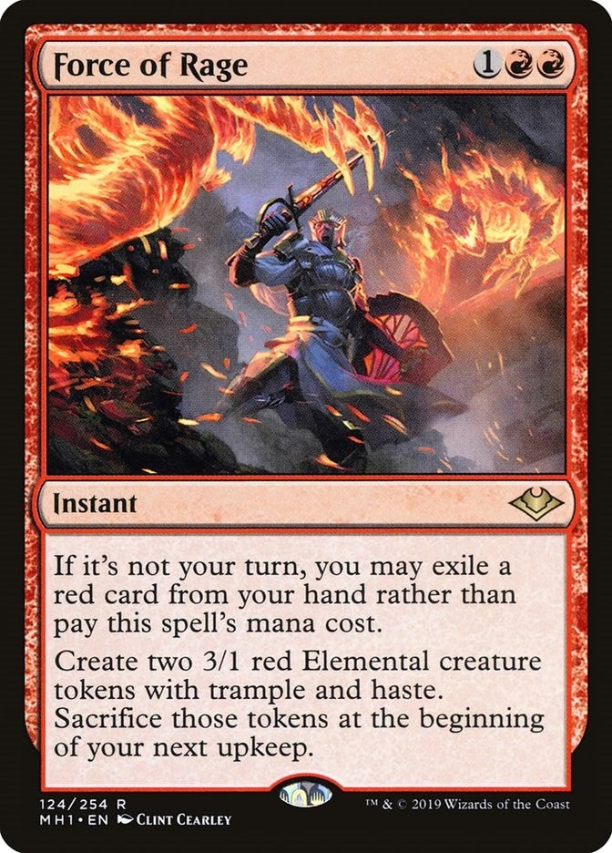 Image for Force of Rage (124) [Modern Horizons]