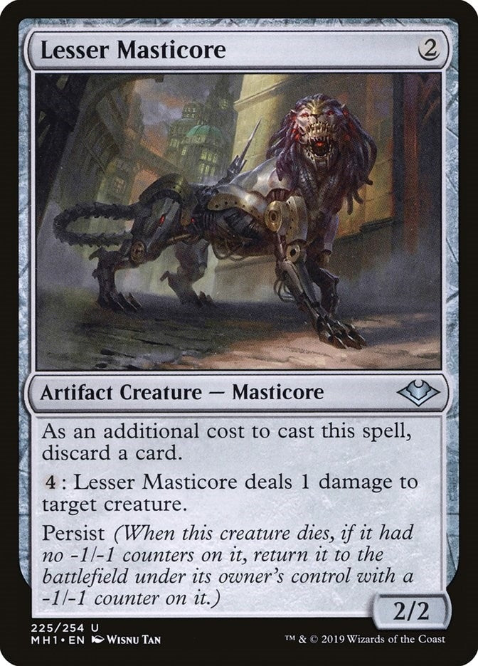 Image for Lesser Masticore (225) [Modern Horizons]