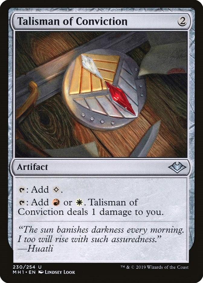 Image for Talisman of Conviction (230) [Modern Horizons]