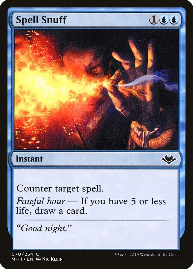 Image for Spell Snuff (70) [Modern Horizons]