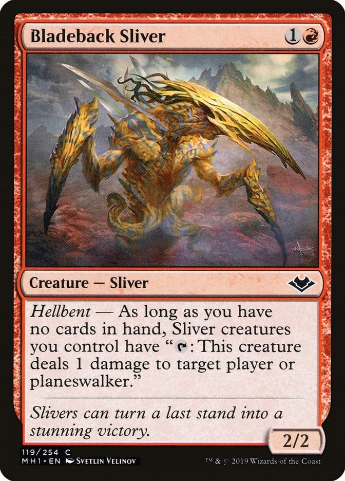 Image for Bladeback Sliver (119) [Modern Horizons]
