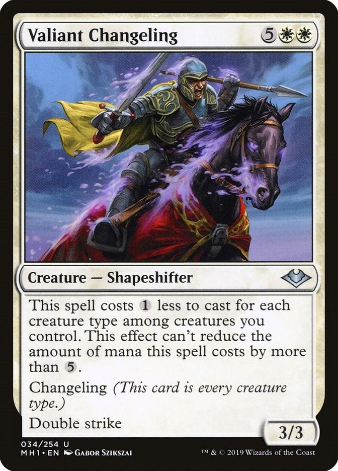 Image for Valiant Changeling (34) [Modern Horizons]