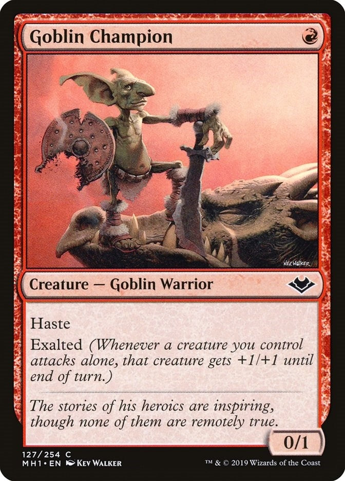 Image for Goblin Champion (127) [Modern Horizons]