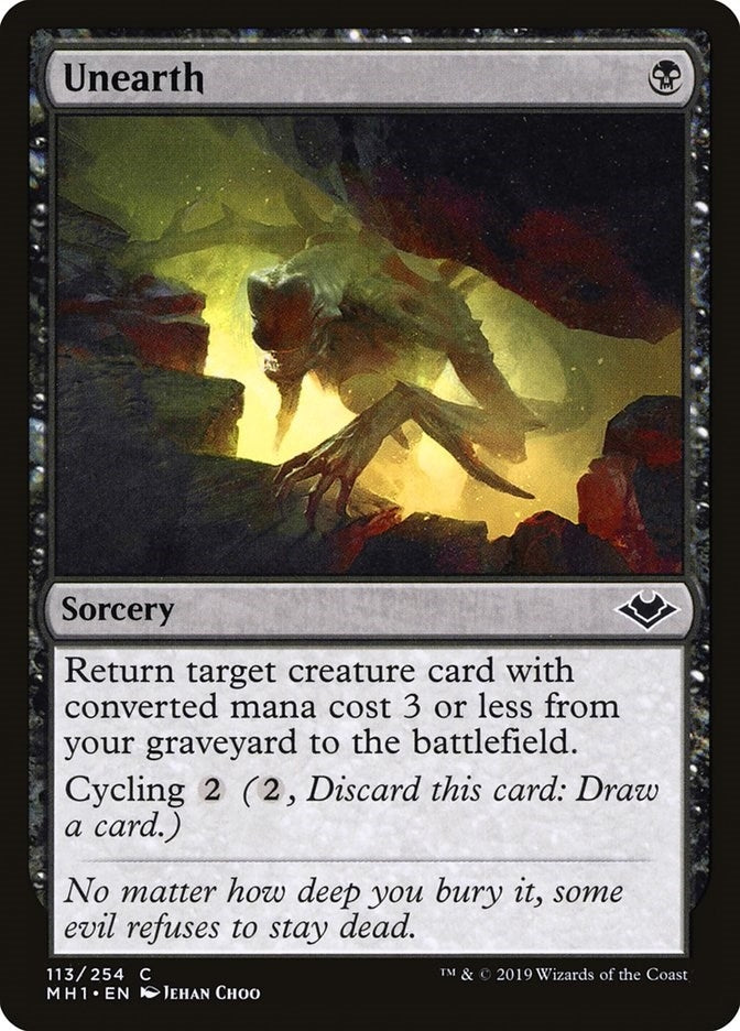 Image for Unearth (113) [Modern Horizons]